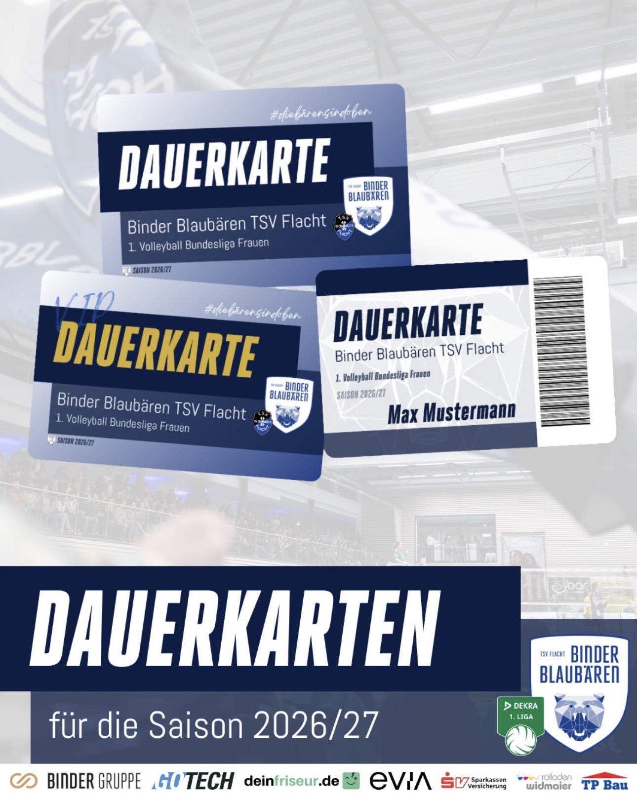 DAUERKARTE 2026/27 | Dein Platz in der Bärenhöhle wartet!